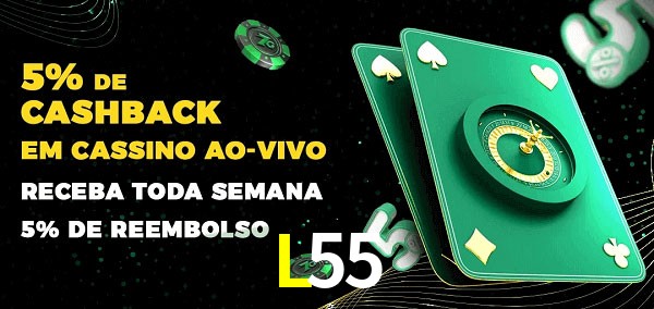 Promoções do cassino ao Vivo L55